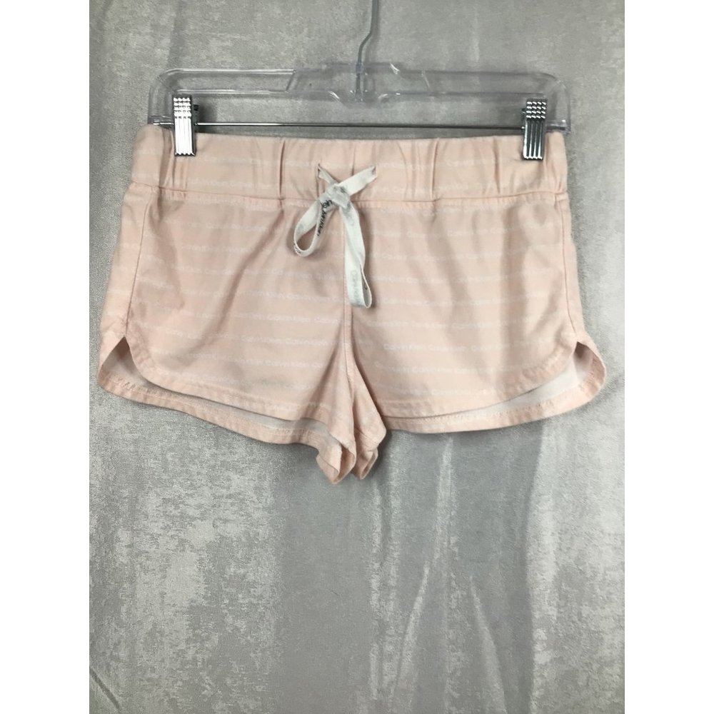 CALVIN KLEIN Women's Shorts Size  Small Pink W/White Logo